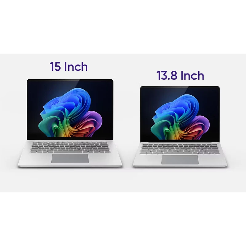 لپ‌تاپ مایکروسافت مدل Surface Laptop 7 Copilot Plus PC با پردازنده Snapdragon X Plus، رم LPDDR5x 16GB، حافظه SSD با ظرفیت 256GB، نمایشگر لمسی 13.8 اینچ PixelSense Flow با نرخ به‌روزرسانی 120Hz، دارای نور پس‌زمینه کیبورد